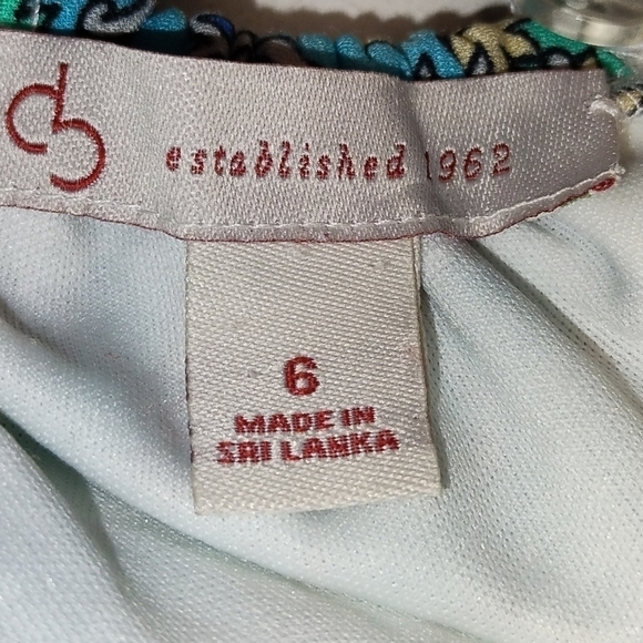 C5 Establish 1962 summer dress halter floral maxi stretchy Size: 6 - Picture 3 of 9